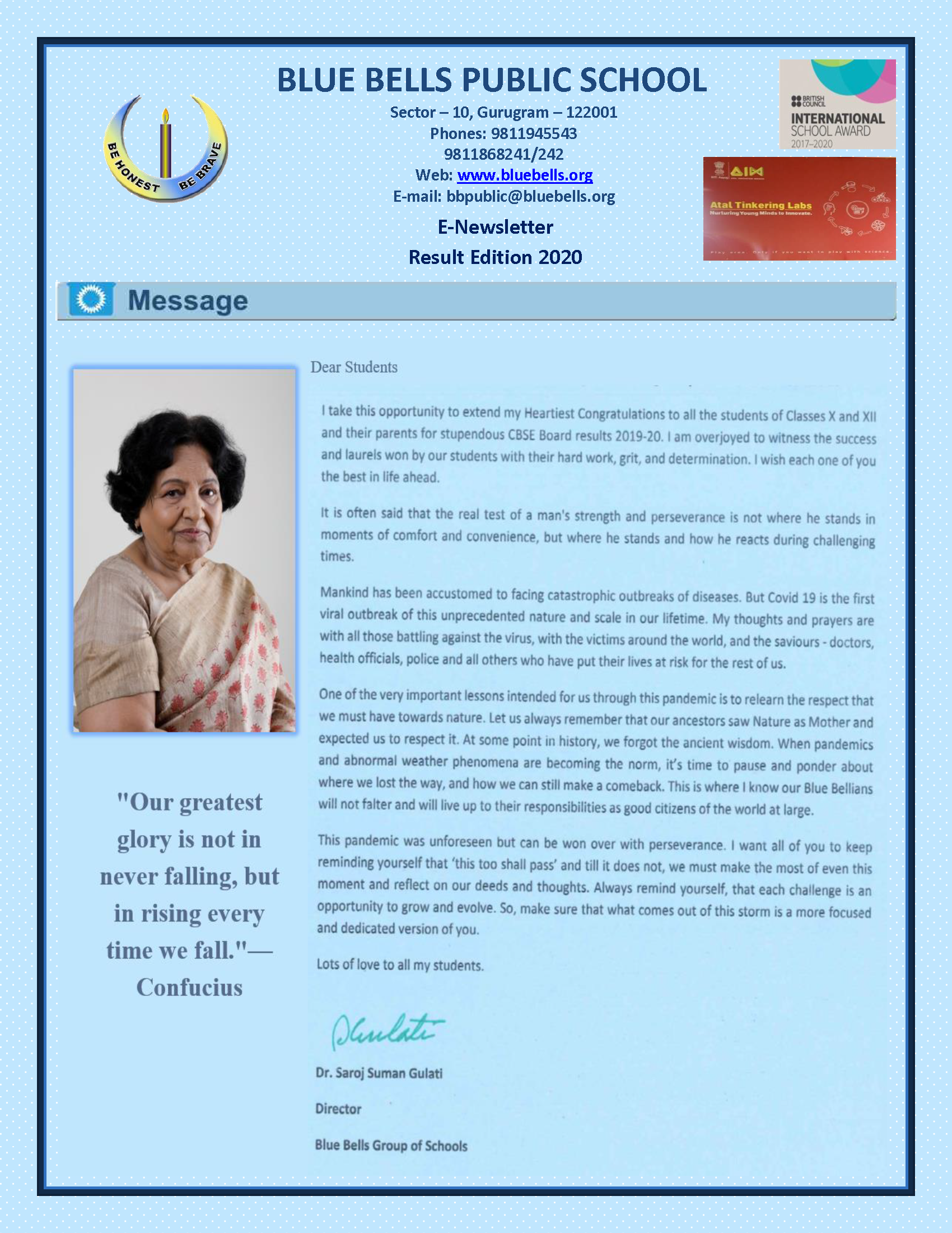 Result Leaflet 2020